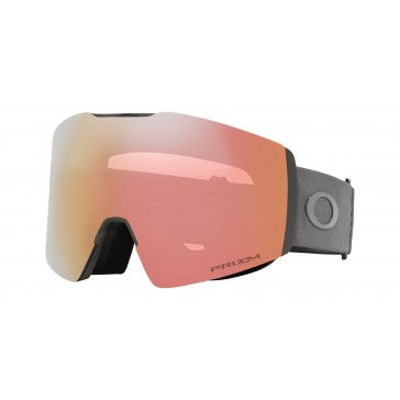 Oakley - Fall Line L Snow Goggles - Prizm Rose Gold Iridium Lenses,  Matte Forged Iron Strap