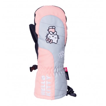 686 - Heat Insulated Mitt Hello Kitty Dusty Sage - Youth