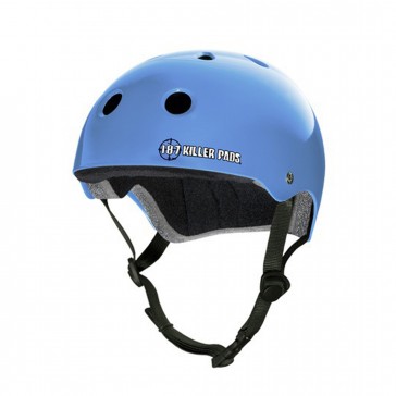 187 Killer Pads - Pro Light Blue Skate Helmet 