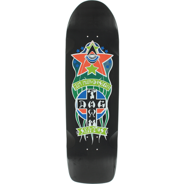 Dogtown - Skateboard Deck Red Dog Triplane Black 8.87" x 32.37"