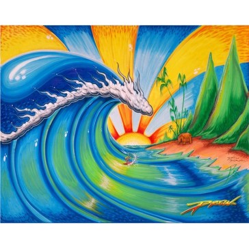 Drew Brophy - Art Print Bamboo Beach