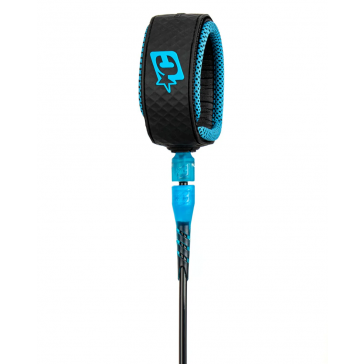 Creatures of Leisure - Comp 6' Leash Black Cyan