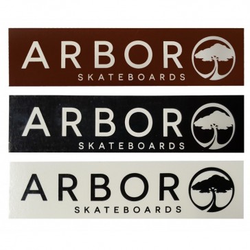 Arbor - Tan Skateboard Sticker