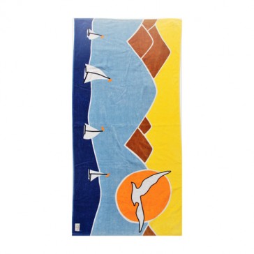 Captain Fin - Sailing Towel