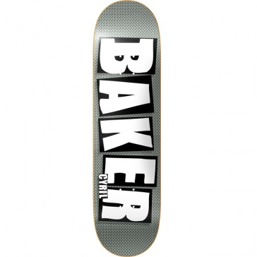 Baker Skateboards - Cyril Brand Name Silver Holographic 8.25