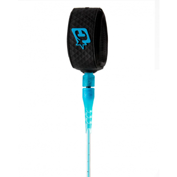 Creatures of Leisure - Comp 6' Leash Cyan Speckle Black