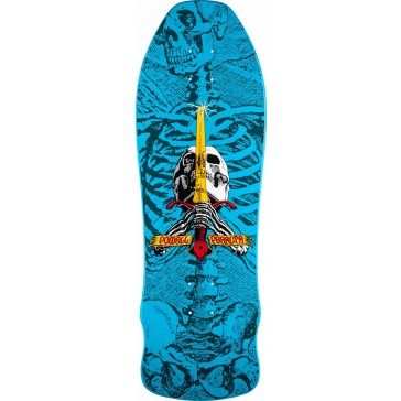Powell Peralta - Geegah Skull and Sword Skateboard Deck Blue - 9.75 x 30