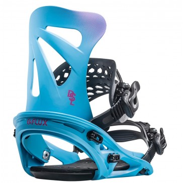 FLUX - DSL Snowboard Bindings - Sky Blue/Pink