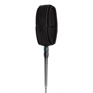 Creatures of Leisure - Longboard Ankle Leash 9' Cement Speckle Blk
