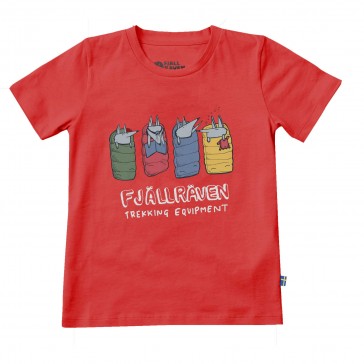 Fjallraven - Sleeping Foxes Tee Red