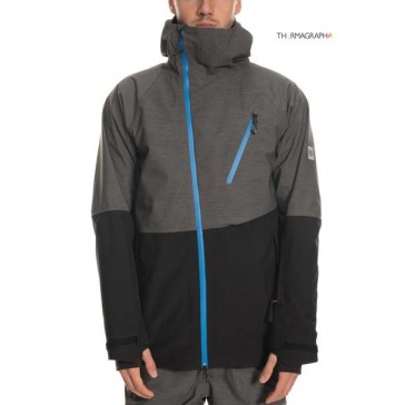 686 - GLCR Geode Thermagraph Men's Charcoal Heather Jacket MED