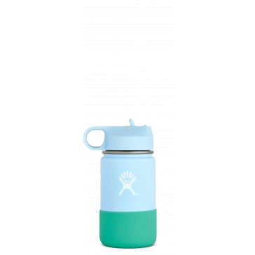 Hydro Flask - 12oz Kids Wide Mouth W/Straw Frost 