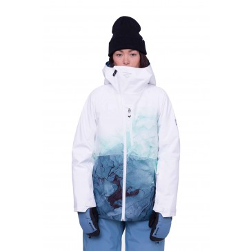 686 - Hydra INSULATED Jacket White Orion Blue Cloudbreak - Women's