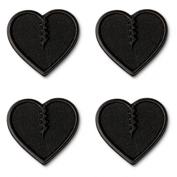 Crab Grab - Mini Hearts Black Stomp Pad