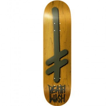 Deathwish Skateboards - Gang Logo Mustard/Army 7.875
