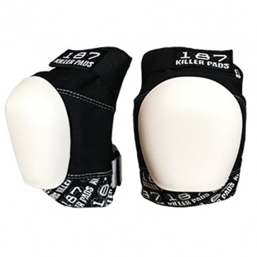 187 Killer Pads - Pro Knee Pad Wht Cap MED