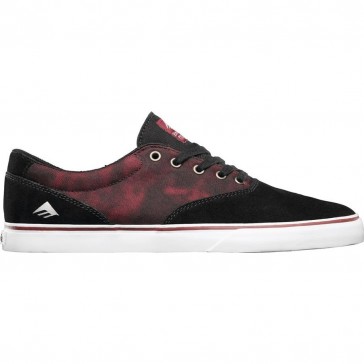 Emerica - Provost Slim Vulc Blk/White/Burgundy 8