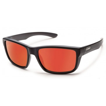 Suncloud Mayor Black Red Mirror