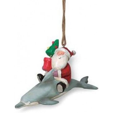 Cape Shore - Santa Dolphin Ornament