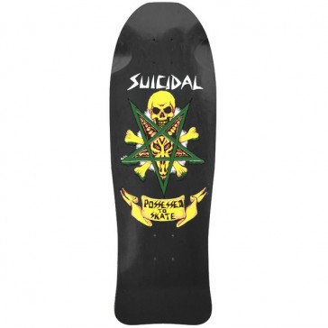 Suicidal Possessed to Skate Skateboard Deck 10" x 30.25" Black