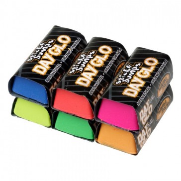 Sticky Bumps - Bit Bar Day-Glo Surfboard Wax Warm - Trop