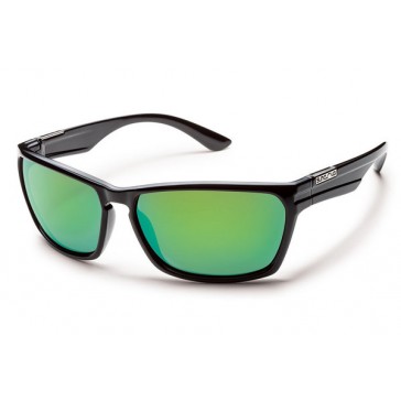 Suncloud Cutout Black Green Mirror