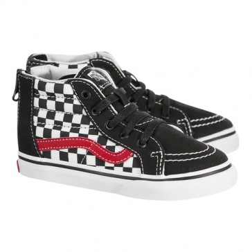 Vans - Sk8-Hi Zip Checkerboard Kids 6.5
