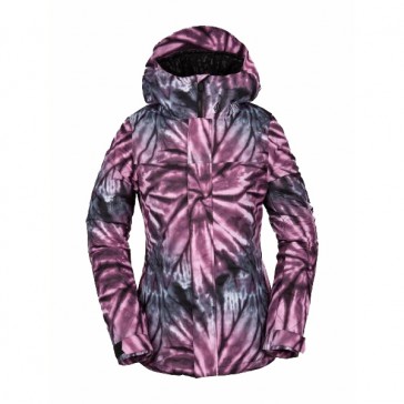 Volcom - Bolt Women's Purple Tie-Dye Jacket 