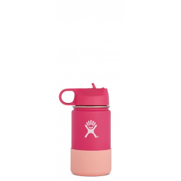 Hydro Flask - 12oz Kids Wide Mouth W/Straw Lid Watermelon