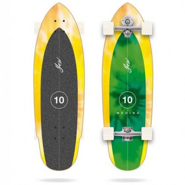 YOW - Medina Surfskate Yellow Green Tie Dye 33"