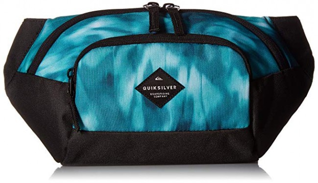 Quiksilver Lone Walker Blue Green Fanny Pack Womens Surf SURF