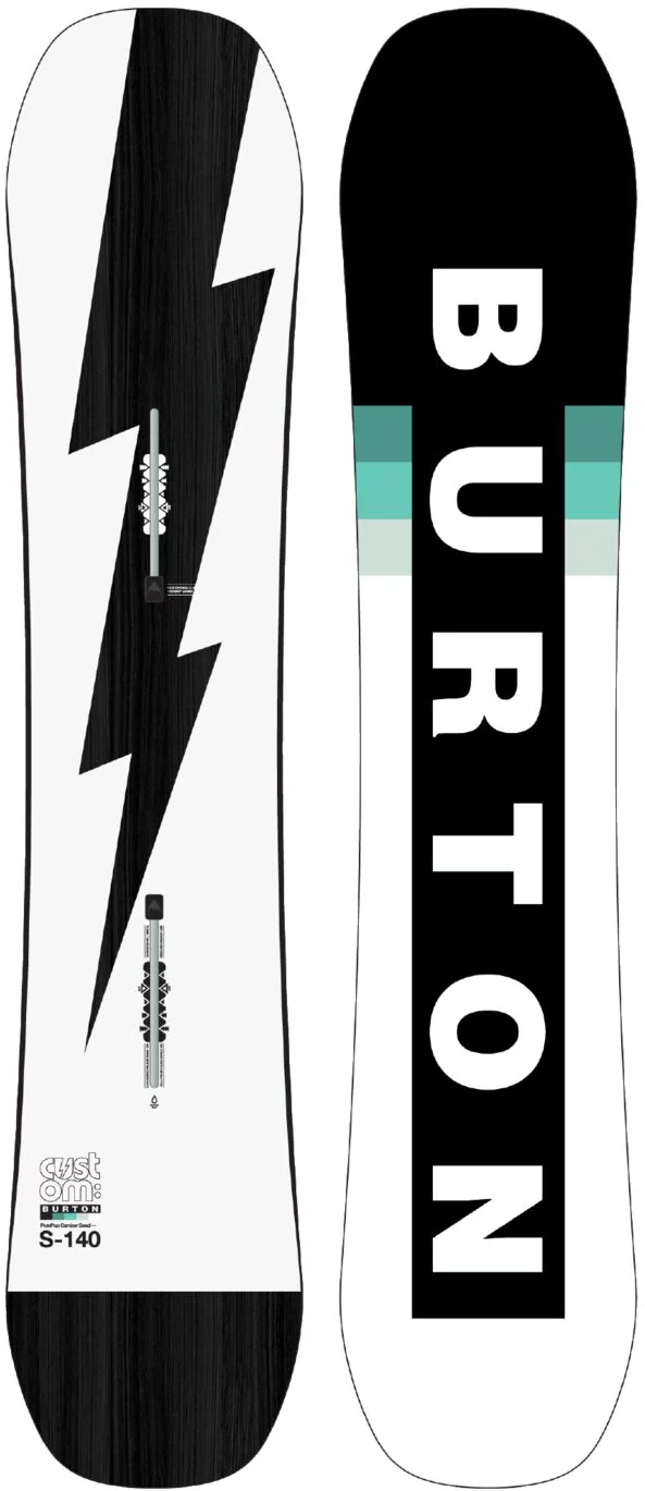 Uithoudingsvermogen Sport expositie Burton - Kids' Custom Camber Smalls Snowboard (Lightning)