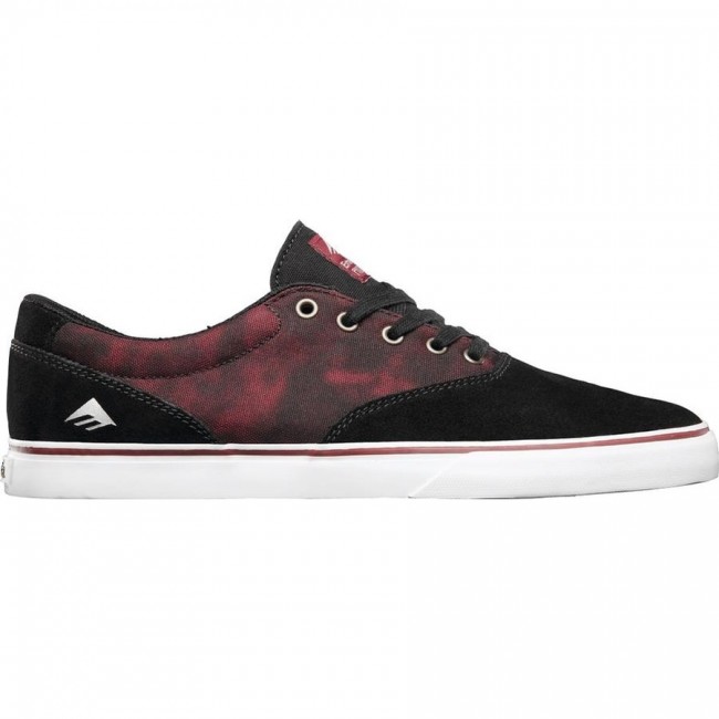 Emerica Provost Slim Vulc Blk White Burgundy 11 Emerica Footwear SKATE