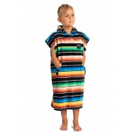 Slowtide - Joaquin Poncho Multi Stripes Kids