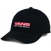 Vans - Blocked Curved Blk/Red Hat