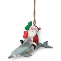 Cape Shore - Santa Dolphin Ornament