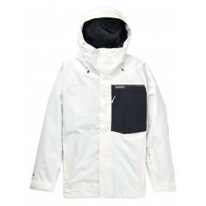 Burton - Men's Powline GORE-TEX 2L Jacket - Stout White/True Black