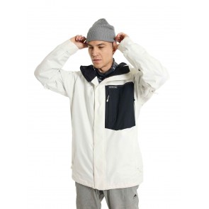 Burton - Men's Powline GORE-TEX 2L Jacket - Stout White/True Black