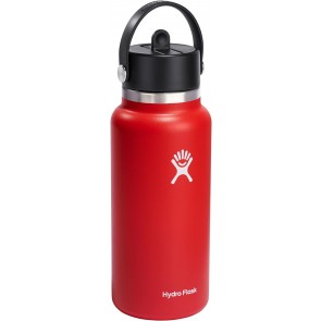 Hydro Flask - 32oz Goji Red Wide Flex Straw Cap