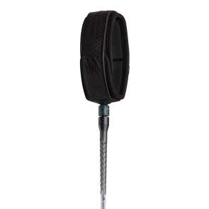 Creatures of Leisure - Longboard Ankle Leash 9' Cement Speckle Blk