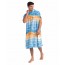 Rip Curl - Mix Up Print Hooded Towel Blue/White OS