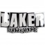 Baker - Black & White Sticker Medium