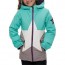 686 - Star Insl. Jacket Aqua Girls MED