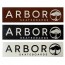 Arbor - Tan Skateboard Sticker 