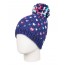 Roxy - Dena Girl Beanie Blue W/ Pnk/wht