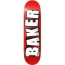 Baker Skateboards - Brand Logo Deck - White 8.125