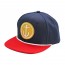 Captain Fin - OG Anchor 6 Panel Hat Navy/Red