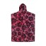 Leus - Heavy Petal Red Pancho Back