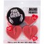 Crab Grab - Mini Hearts Red Stomp Pad