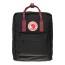 Fjallraven - Kanken Black & Ox Red